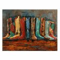 Empire Art Direct Primo Mixed Media Hand Painted Iron Wall Sculpture - Line Dance PMO-130917-3040